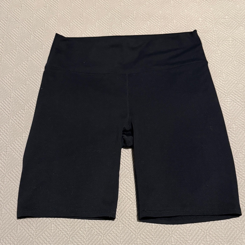 Fabletics Powerhold Black Bike Shorts for Women